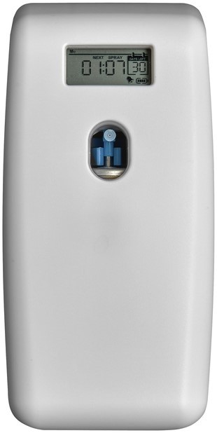 Dispenser euro quartz luchtverfrisser aerosol wit