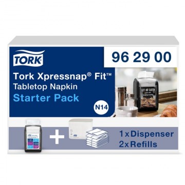 Dispenser startpakket tork 962900 xpressnap fit zwart c1399759