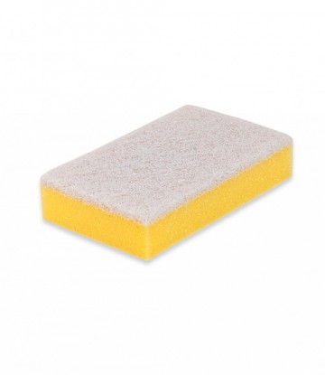 Schuurspons met vlies wit