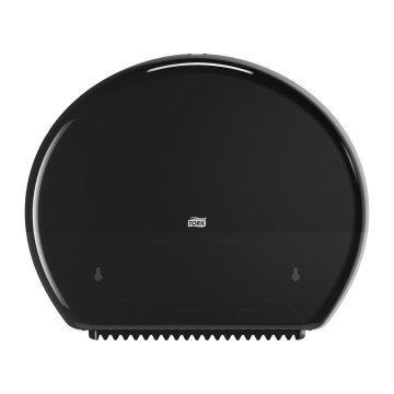 Tork jumbo toiletroldispenser t1 elevation zwart